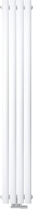 Produktbild Emke Heizkörper, Ovaler Heizkörper, Weiss 160x24cm 427W Einlagig (427 W)