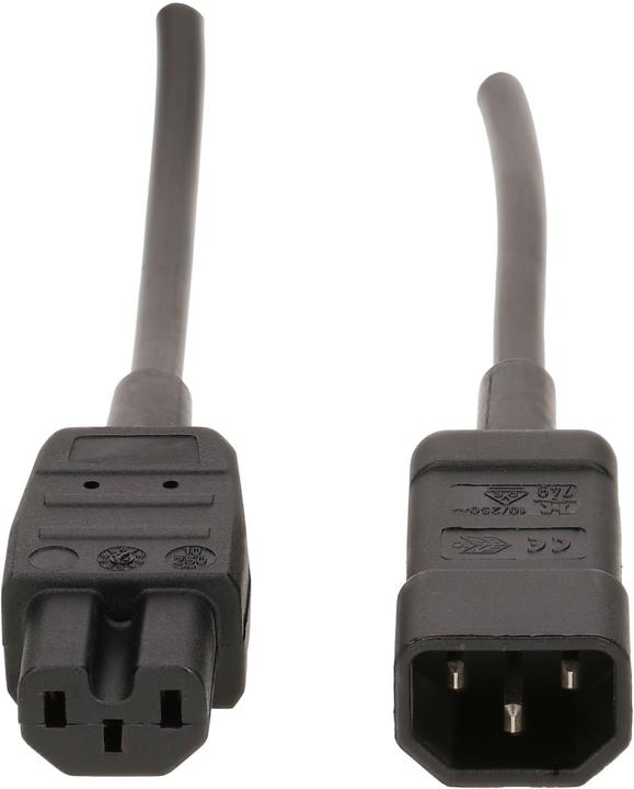 Actual product image Max Hauri TD apparatus cable H05VV-F3G1.0 C14 / C15 (2.50 m)
