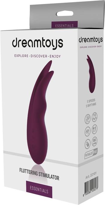Produktbild Dream Toys Fluttering Stimulator Essentials stymulator łechtaczki Purple