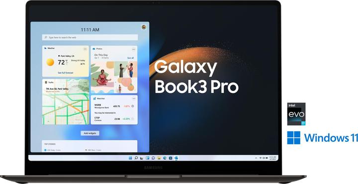 Actual product image Samsung Galaxy Book3 Pro (16", Intel Core i7-1360P, 16 GB, 512 GB, DE)