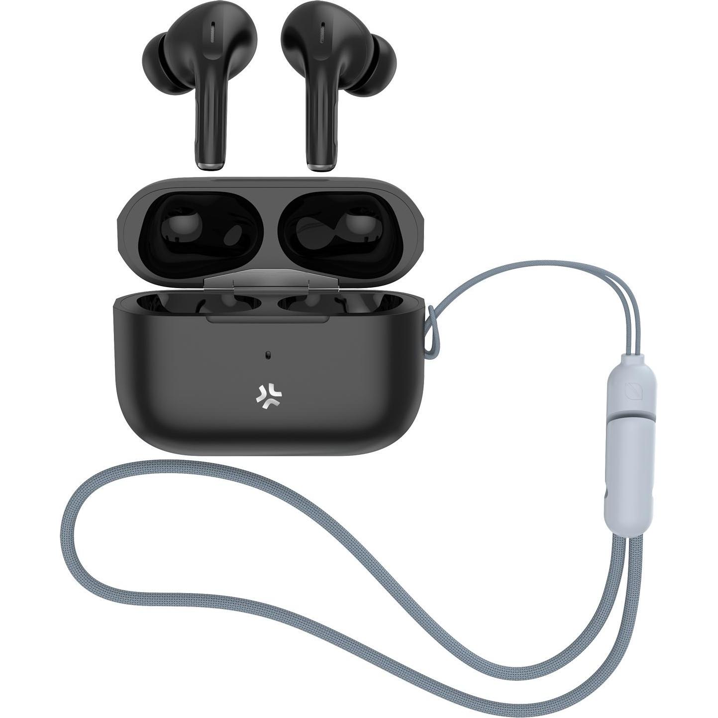 Celly True Wireless Earphones (ANC, 5 h, Kabellos) (HARMONYBK)