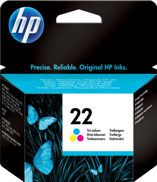 Produktbild HP 22 Tri-colour Inkjet (M, Y, C)