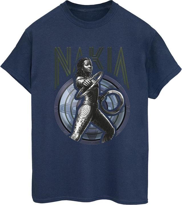 Immagine prodotto Wakanda Forever Nakia Shield Maglietta Ampia Donna (L)