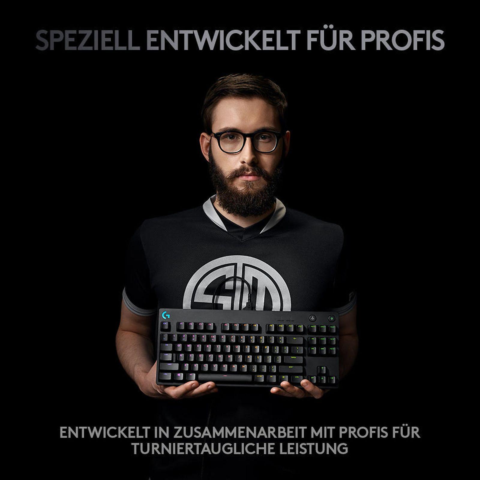 Thumbnail - Logitech G Pro (DE, Kabelgebunden), Tastatur, Schwarz