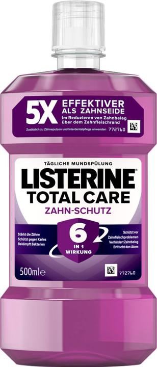 Listerine Protection dentaire Totsl Care (500 ml, Bains de bouche)