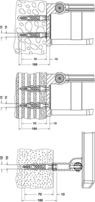 Keuco Fastening set 2 Plan Care 34991000100