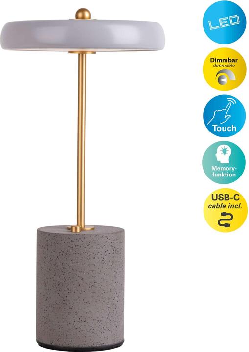 Actual product image Näve Rechargeable table lamp SETA