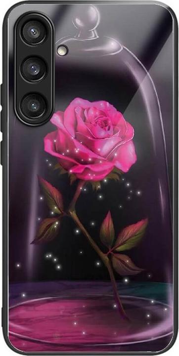 Produktbild Cover-Discount Panzerglas Handyhülle Rose (Samsung Galaxy S24)