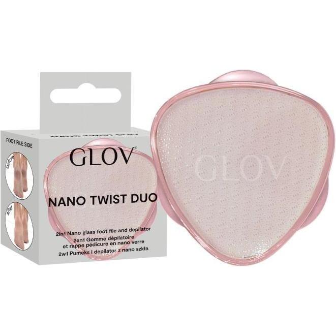 Glov, Cura dei piedi, Nano Twist Duo 2w1 pumeks i depilator z nano szkła Pink