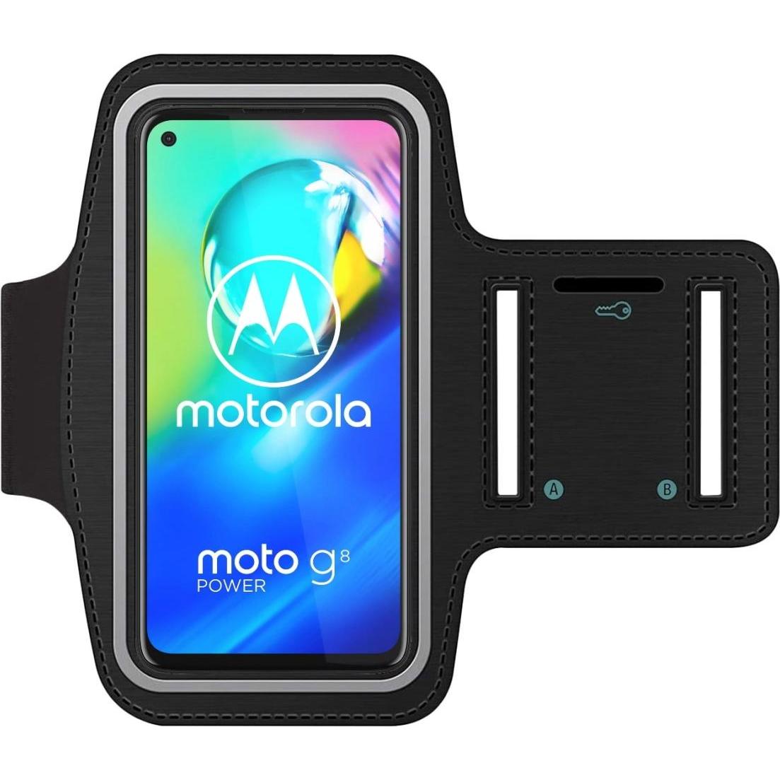 Thumbnail - SmartFitness Motorola Moto G8 Power Handy Sport Armband, Smartphone Sportarmband, Schwarz