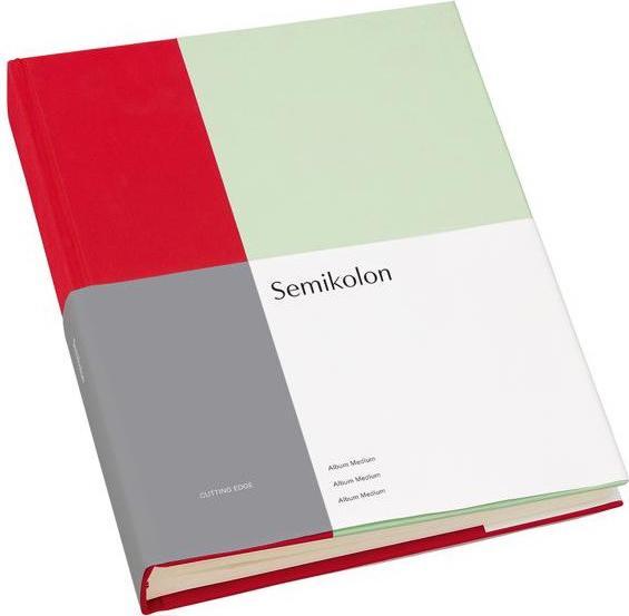 Semikolon Album Medium cherry pistachio (21 x 25.5 cm)