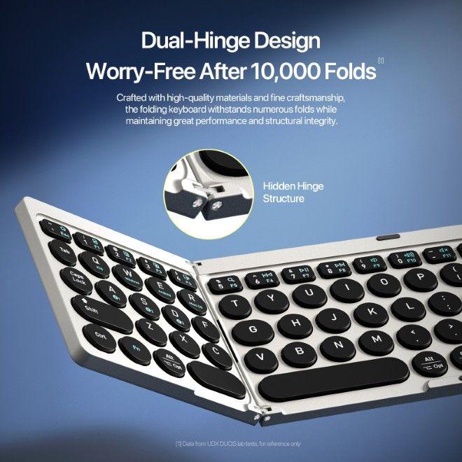 Image du produit Dux Ducis OK Flip Series Keyboard Tastatur (US, Sans fil)