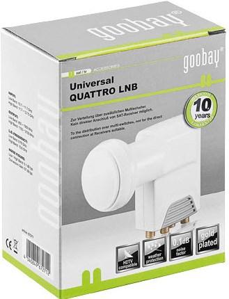 Image du produit Goobay Universal Quattro LNB (Quattro LNB, 40mm)