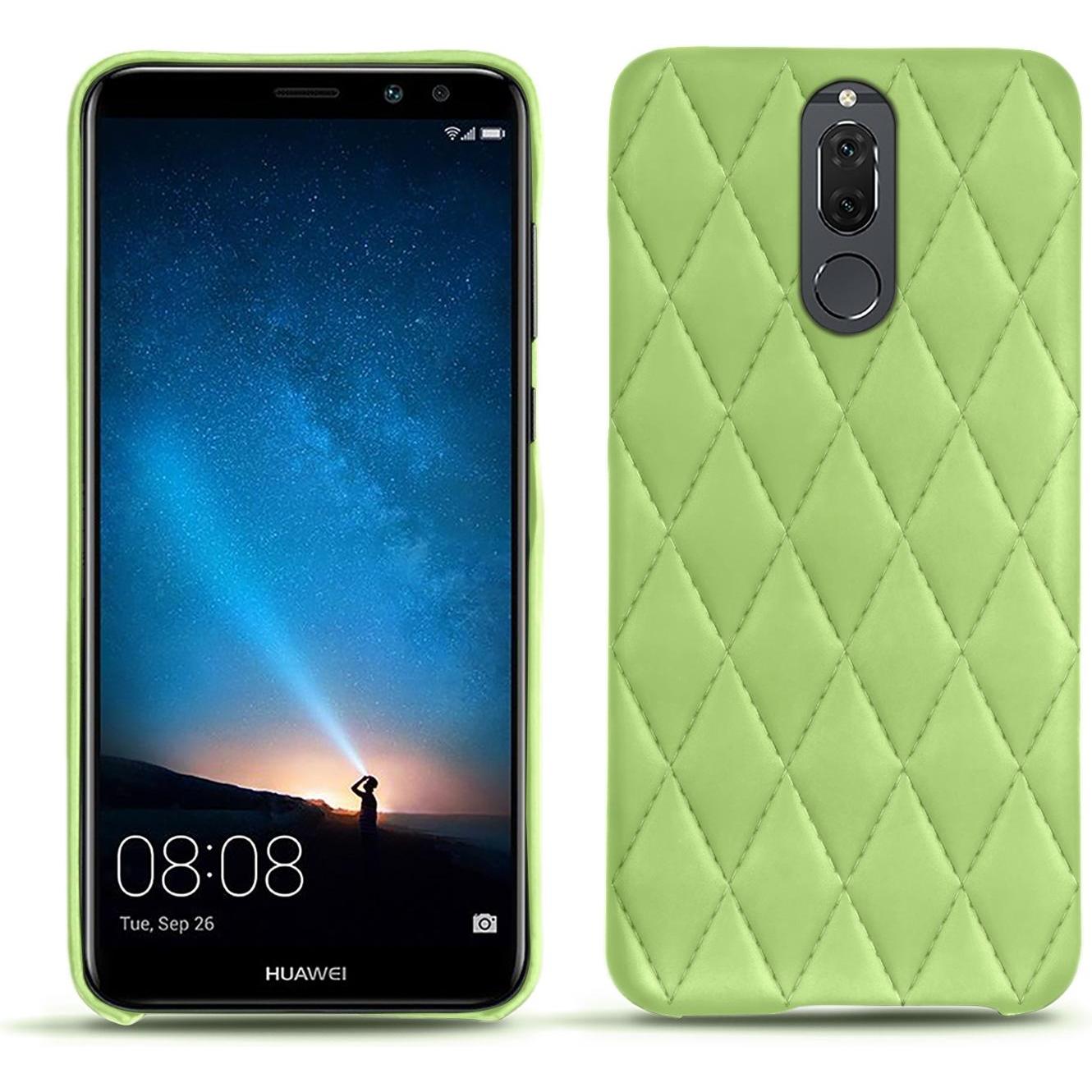 Noreve Lederschutzhülle (Huawei Mate 10 Lite), Smartphone Hülle, Grün