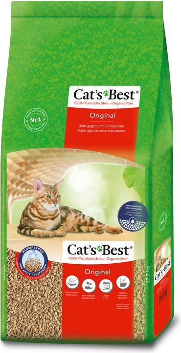 Produktbild Cat's Best Öko Plus Katzenstreu (Klumpend, 17.20 kg)