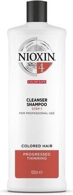Produktbild Nioxin Scalp + Hair System 4 Shampoo (1000 ml, Flüssiges Shampoo)