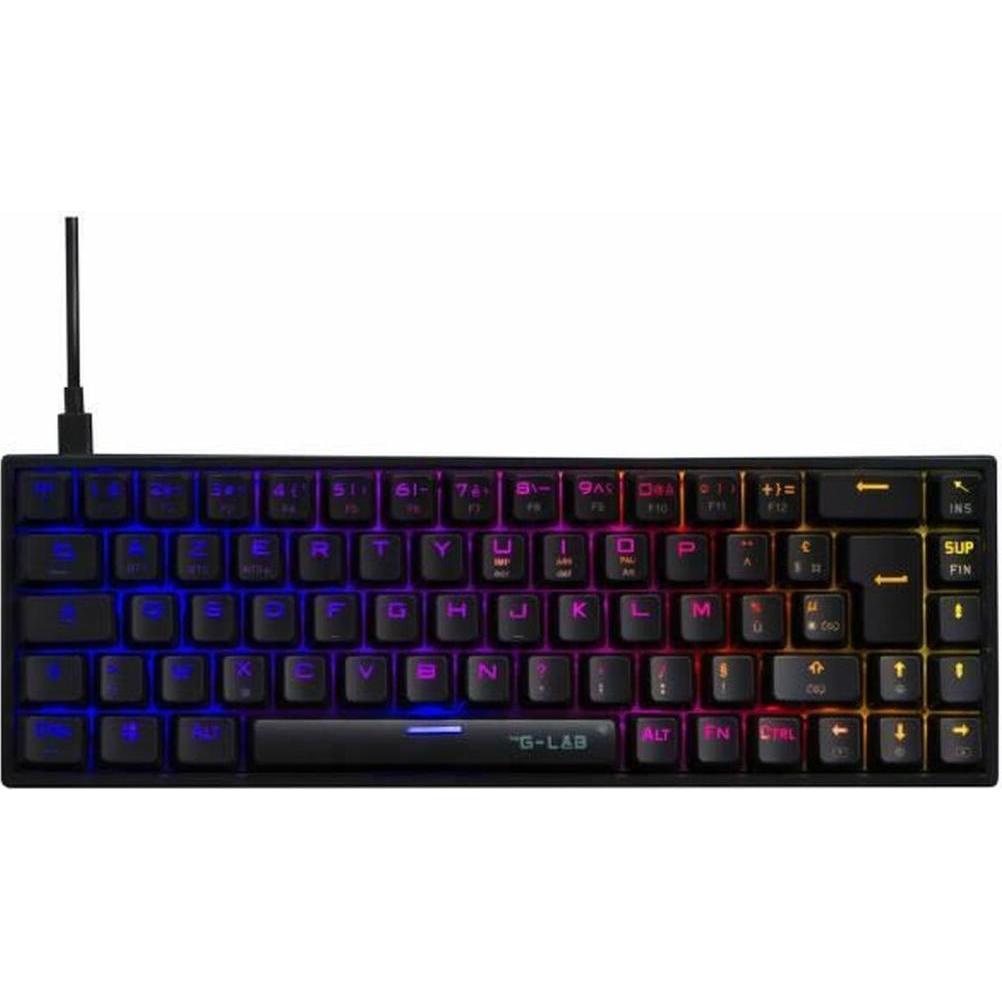 The G-Lab Tastatur KEYZ TITAN Azerty Französisch (FR), Tastiera, Nero