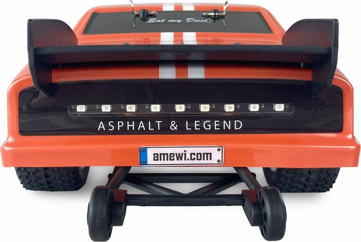 Actual product image Amewi Drag race vehicle DR1.6 brushed 4WD 1:16 RTR orange (RTR Ready-to-Run)