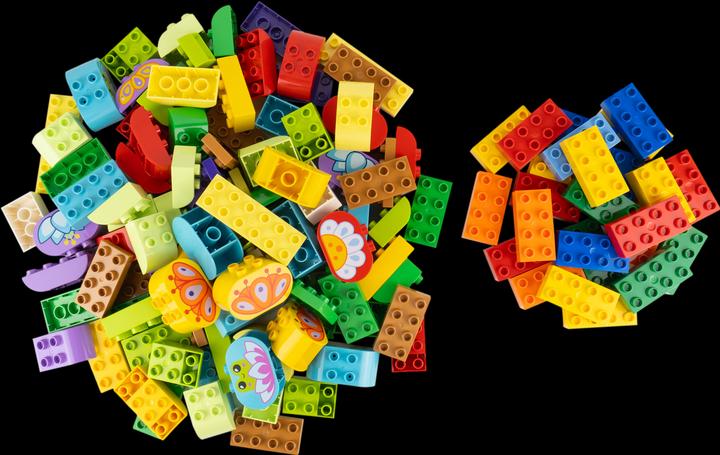 LEGO Duplo 100 Baustein + 25 2x4 Steine Bunt NEU! Menge 125 Stueck