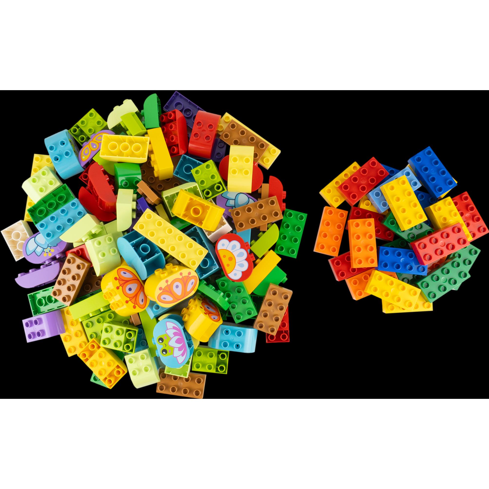 LEGO Duplo 100 Baustein + 25 2x4 Steine Bunt NEU! Menge 125 Stueck