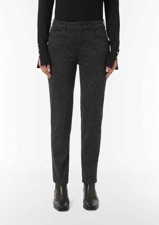 Image du produit Comma Jeans-Hose Jeans mit Animal-Print (32)