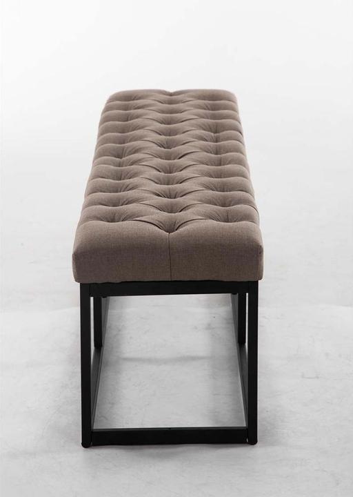 Actual product image Swisshandel24 Bench Amun fabric B150, taupe (150 cm)