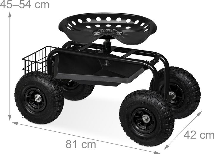 Actual product image Relaxdays Garden seat