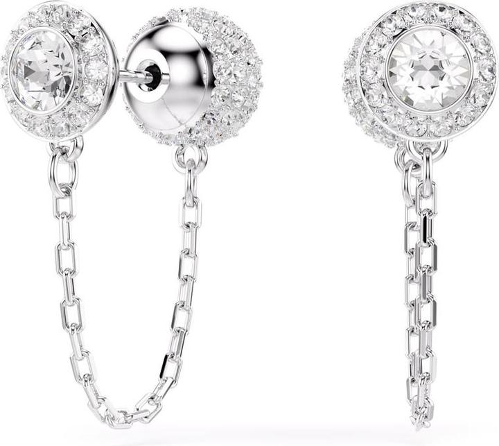 Produktbild Swarovski Una Angelic Drop Ohrhänger Rundschliff Weiss Rhodiniert (Swarovski Metall)