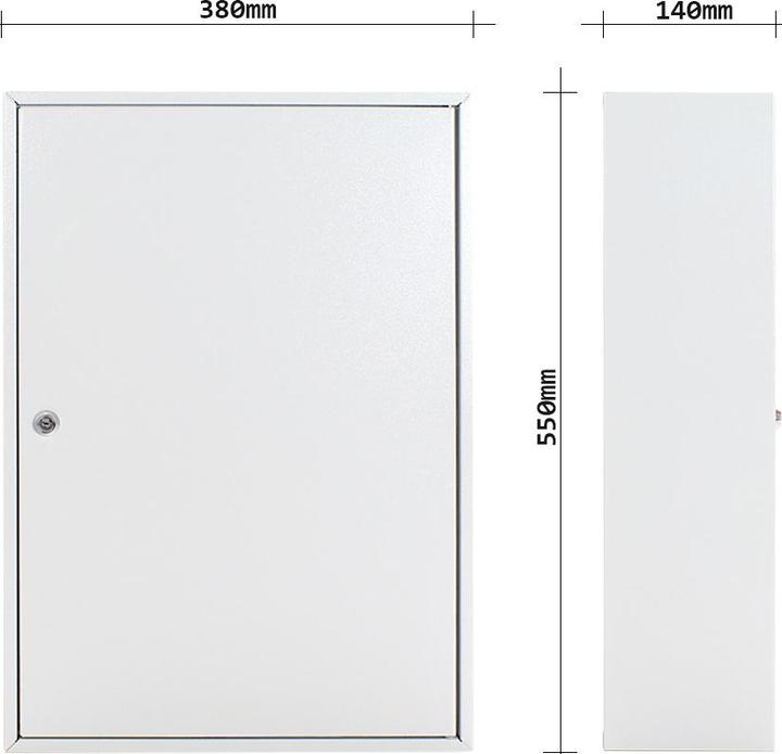 Productafbeelding Rottner Sleutelkast, enkeldeurs S 150 cilinderslot