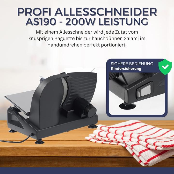 Image du produit Sommertal Allesschneider AS190 DUAL 200W