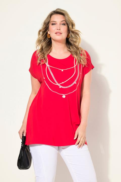 Produktbild Miamoda T-Shirt, A-Linie, Perlenketten-Druck, Halbarm (44)