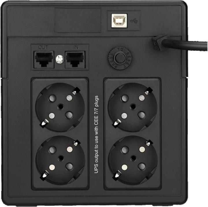 Produktbild Infosec compatible X3 EX LCD-USB 1200 (1200 VA, 700 W, Line-Interaktiv USV)