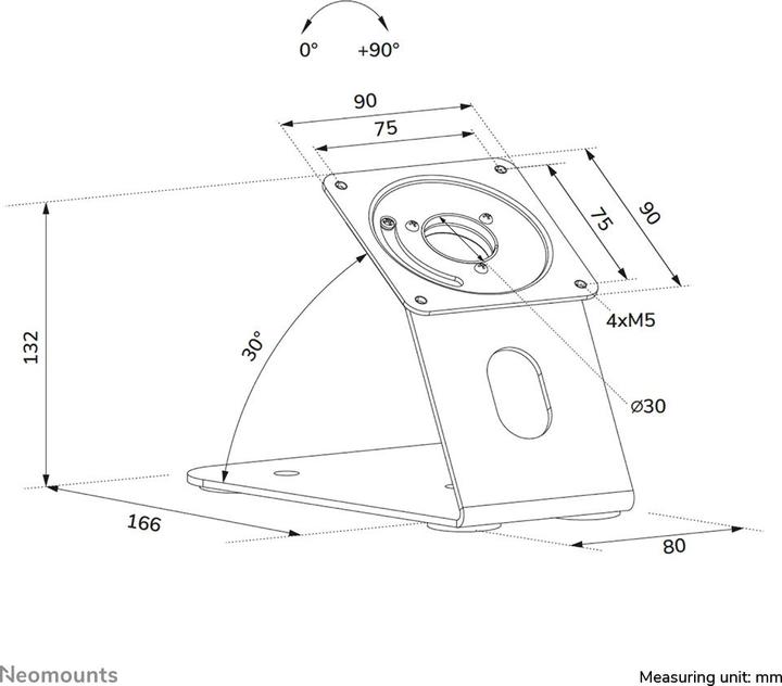 Image du produit Neomounts Tablet-Ständer max.3kg DS15-629BL1