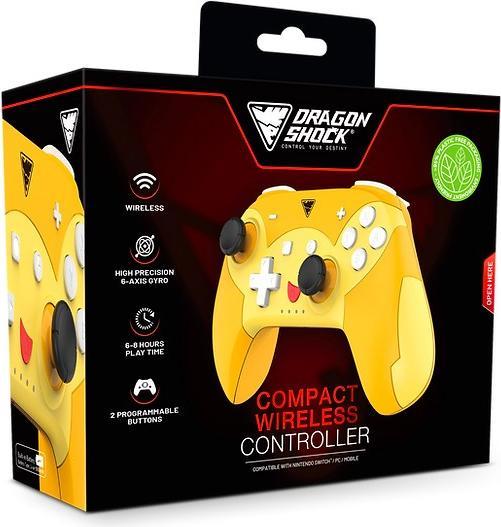 Immagine prodotto DragonShock Controller Poptop Wireless Pikachio Switch (Switch)