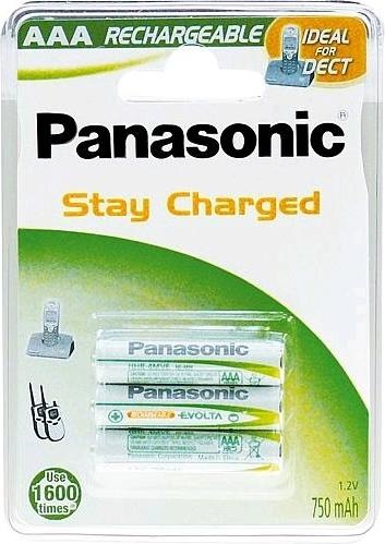 Produktbild Panasonic Rechargeable DECT (3 Stk., AAA, 750 mAh)