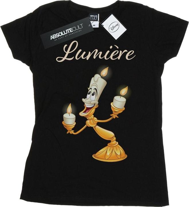 Actual product image Disney Womens/Ladies Beauty And The Beast Be Our Guest Cotton T-Shirt (XL)