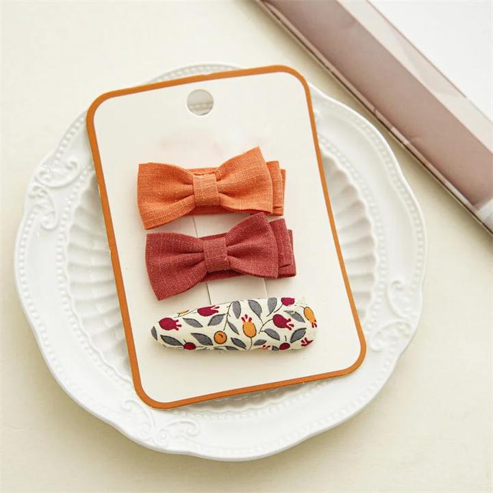 Immagine prodotto Activity Board Adorable Floral Bow Hair Clips - Perfekte Kopfbedeckung Zubehör (3 pz.)