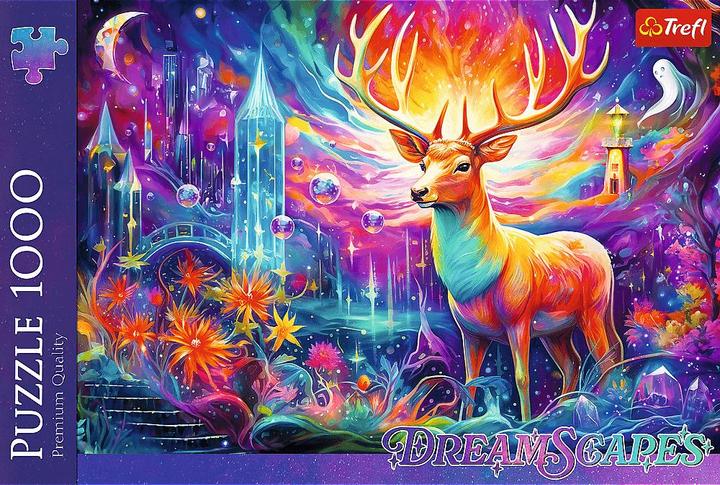 Produktbild Trefl Puzzle 1000 – Dreamscapes - Mystischer Hirsch (1000 Teile)