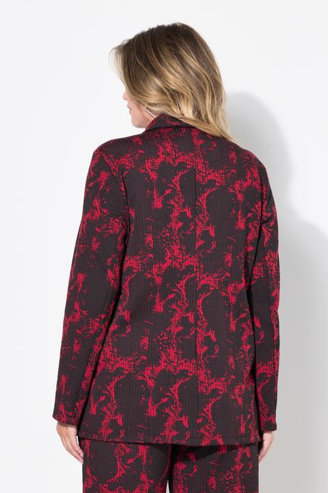 Actual product image Miamoda Jerseyblazer, Rippstruktur, Alloverdruck (52)