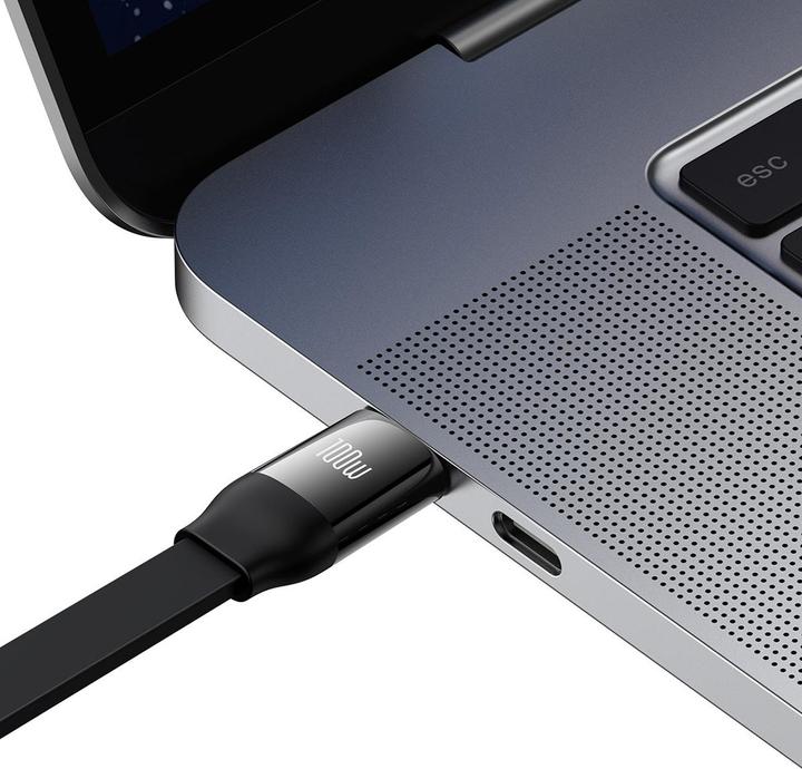 Productafbeelding Baseus Heldere Spiegel 4, USB-C 3-in-1 kabel voor micro USB / USB-C / Lightning 100W / 3,5A 1,1m (Zwart) (1.10 m, USB 3.2 Gen 1)