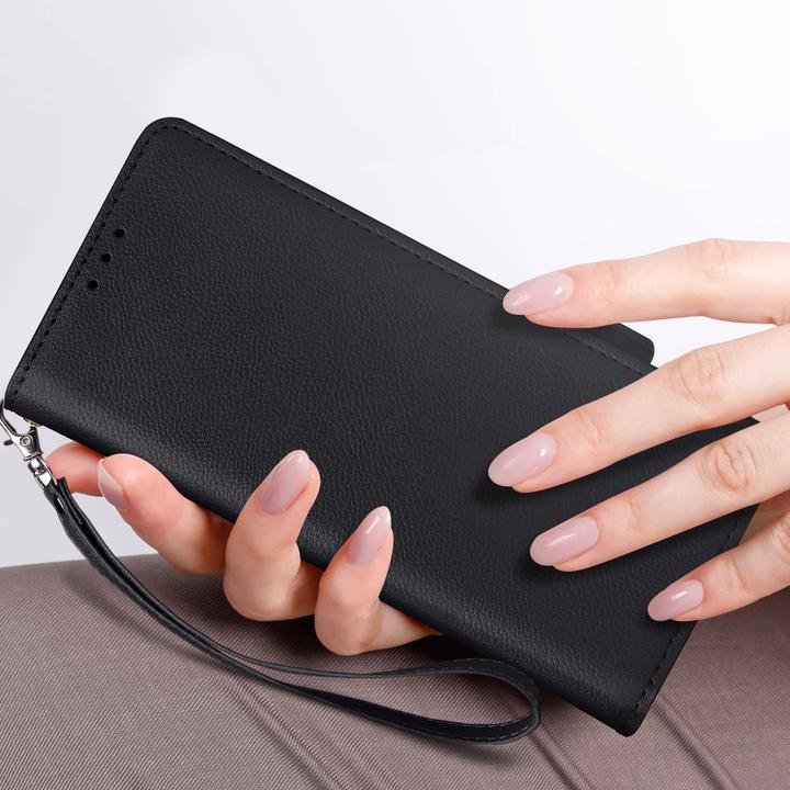 Actual product image Avizar Case for Galaxy Z Fold 6 Wallet holder with hand strap