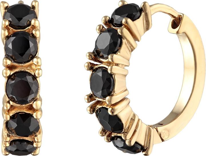 Immagine prodotto Elli Orecchini Creoli Cristalli Eleganti Argento 925 (Cristallo di vetro, Argento 925)