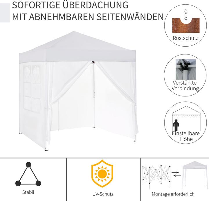 Actual product image Outsunny Pavilion (200 cm, 200 cm)