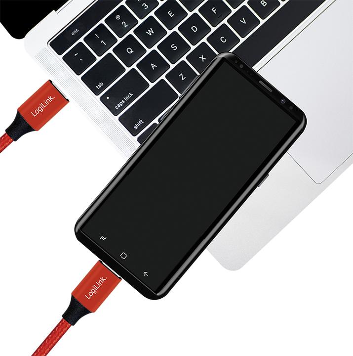 Produktbild LogiLink USB Kabel (0.30 m, USB 2.0, 5 W)