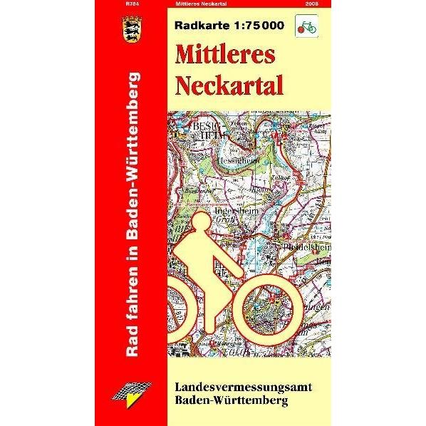 Mittleres Neckartal, Landkarte