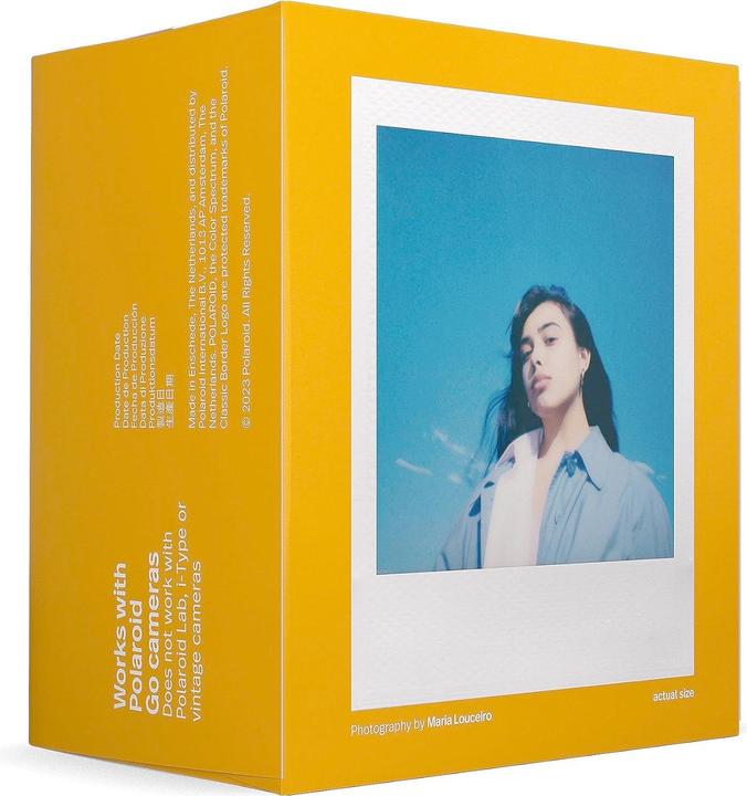 Actual product image Polaroid Instant Film Bulk Pack - 80 Photos, 5 Double Packs, Compatible with Go Camera