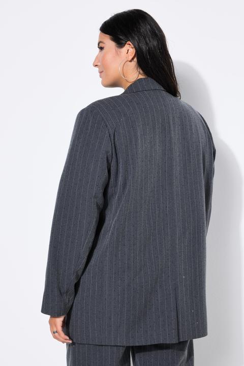 Immagine prodotto Studio Untold Blazer dal taglio oversize con righe sottili e brillantini (50, 52)