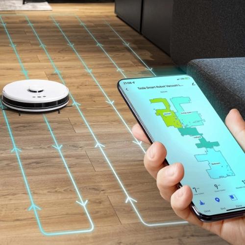 Produktbild Tesla robot vacuum cleaner robot vacuum laser