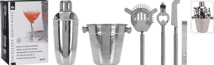 Image du produit Excellent Houseware Accessoires de bar & shaker à cocktail, 6 pcs. (Set de cocktail)