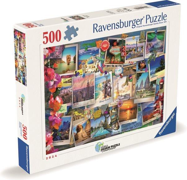 Produktbild Ravensburger World Travel Pinboard (500 Teile)